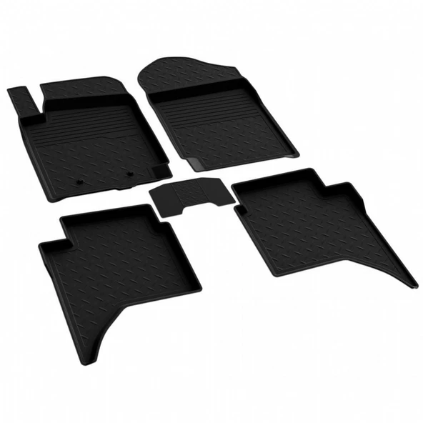 Ford Ranger 3 Ferrous 4D Havuzlu Kauçuk Paspas 2015 2022 ürün görseli 1