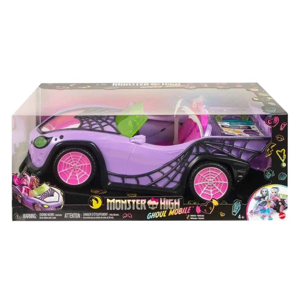Orjinal Monster High Acayip Havalı Gösterişli Araba Ghoul Mobile ürün görseli 1