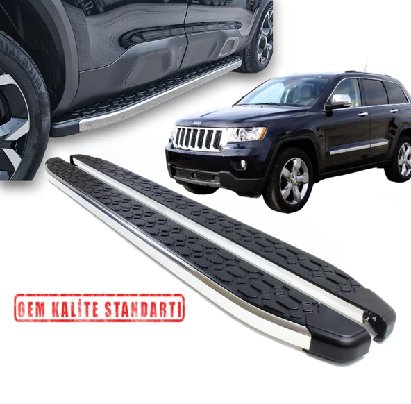 GRAND CHEROKEE 2011 2012 2013 2014 2015 2016 2017 2018 2019 2020 2021 ARACA ÖZEL BLACKLİNE YAN BASAMAK ürün görseli 1