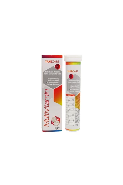 Takecare Multivitamin Multimineral 20 Efervesan Tablet ürün görseli 1