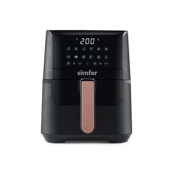 Simfer SK-6701 Air Fry Smart Siyah 4L Dijital ürün görseli 1