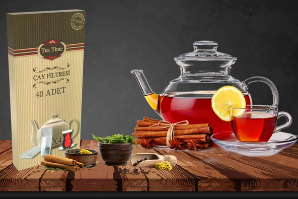 Çay Filtresi 10 Kutu 40'lı 400 Adet Filtre Large Boy Premium Kalite Çay Poşeti ürün görseli 1