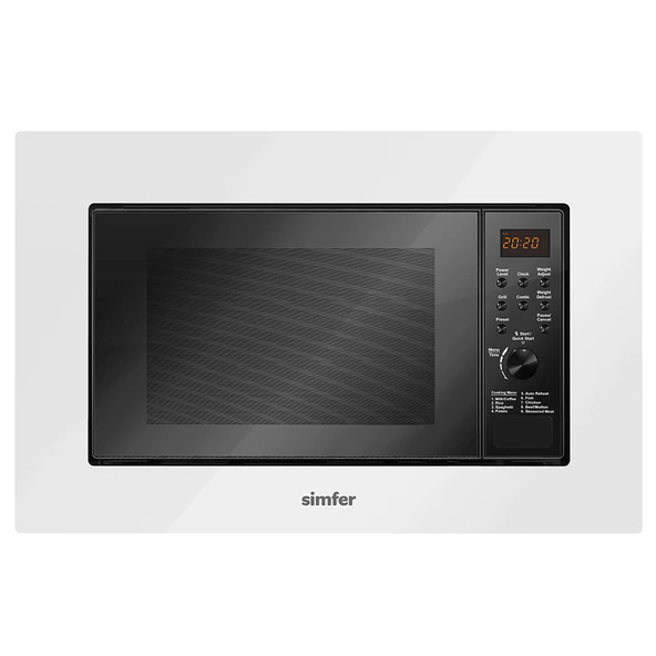 Simfer MD2360 23 Lt Beyaz Ankastre Mikrodalga Fırın ürün görseli 1