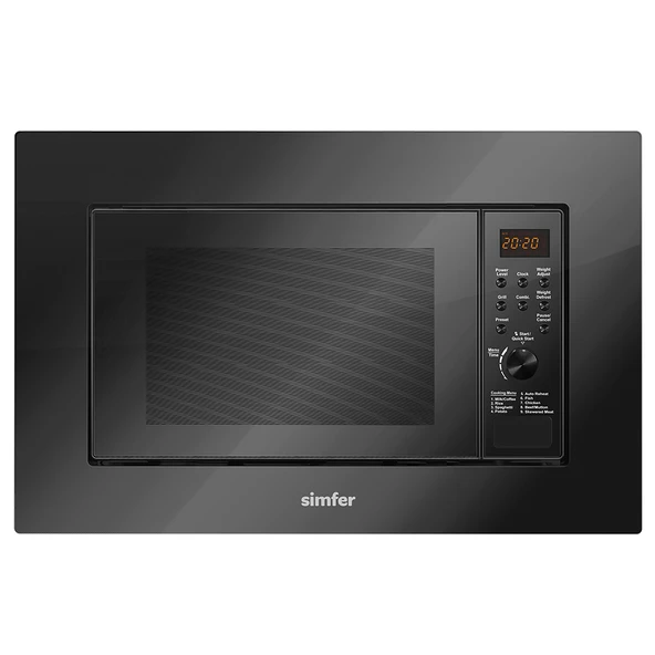 Simfer MD2350 23 Lt Siyah Ankastre Mikrodalga Fırın ürün görseli 1