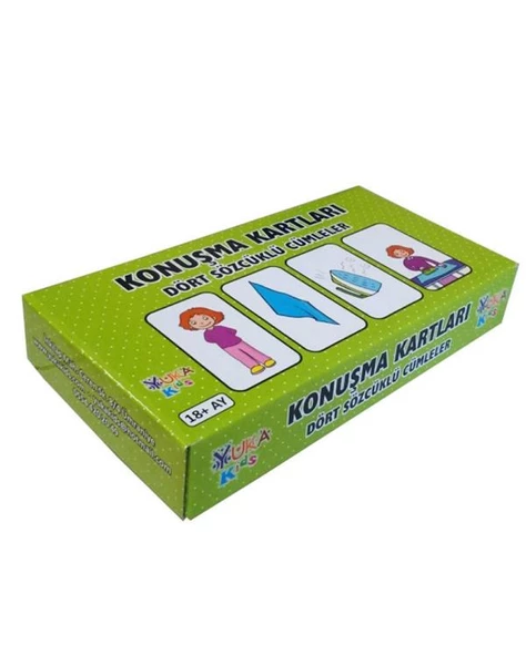 Konuşma Kartları Dört Sözcüklü Cümleler ürün görseli 1