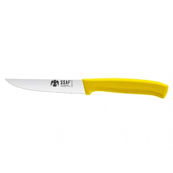 SSAF Sebze Bıçağı Paslanmaz Çelik 11cm Sarı ürün görseli 1