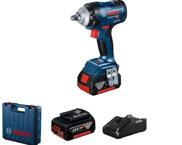Bosch GDS 18V-400 Çift Akülü 5 Ah Darbeli Somun Sıkma Makinesi ürün görseli 1