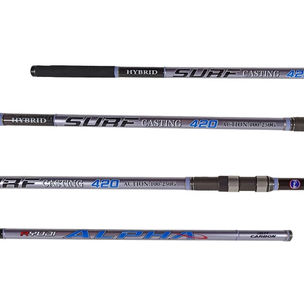 Ryuji Alpha Fuji 420 cm 100-250 gr Surf Kamış - Resim 3