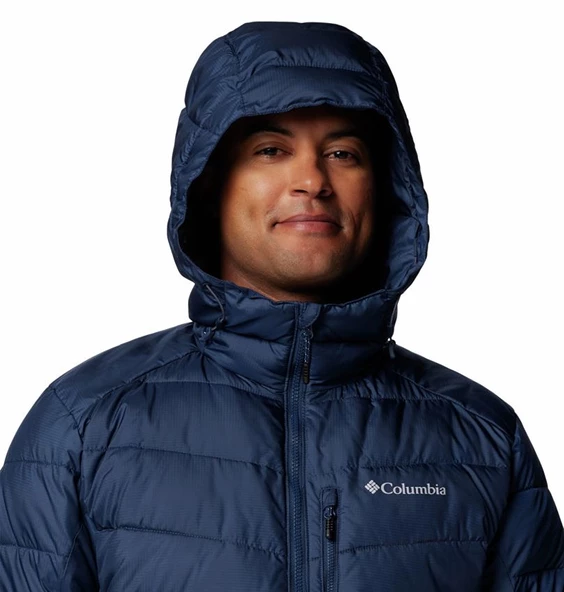 Columbia Labyrinth Loop Hooded Erkek Mont WO3560 - Resim 4