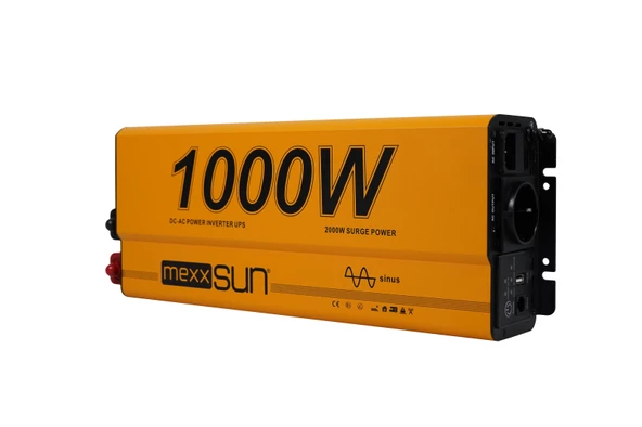 Mexxsun Tam Sinüs UPS (Remote Ekran) 12V 1000W - Resim 3