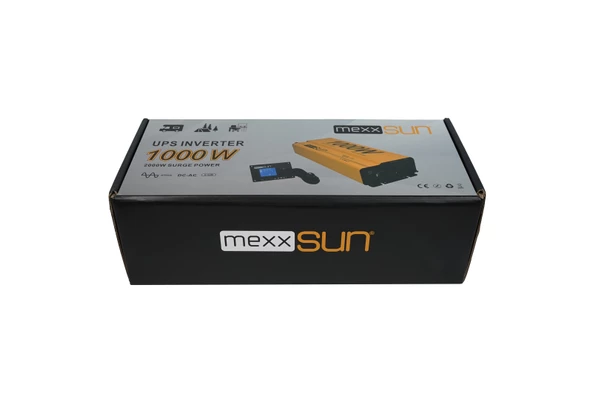 Mexxsun Tam Sinüs UPS (Remote Ekran) 12V 1000W - Resim 6