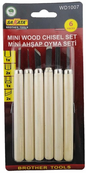 Sakata WD 1007 Ahşap Oyma Seti 6 Parça ürün görseli 1