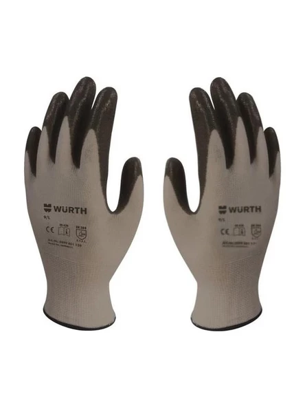 Würth İş Güvenliği Eldiveni Mekanikçi Siyah 10/XL ürün görseli 1