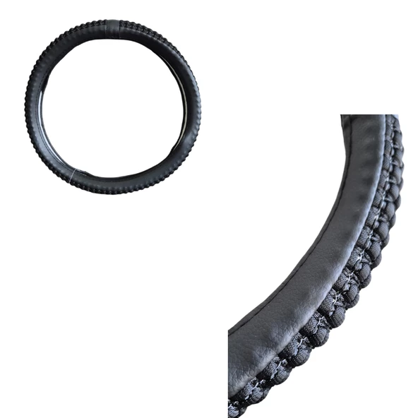 Direksiyon kılıfı 38 cm siyah /  DIKI423 ürün görseli 1