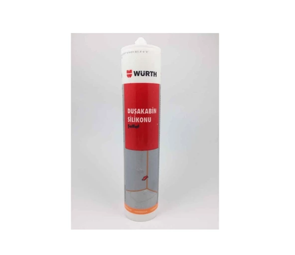 Würth Duşakabin Silikonu Şeffaf Banyo Silikon 310 ml ürün görseli 1