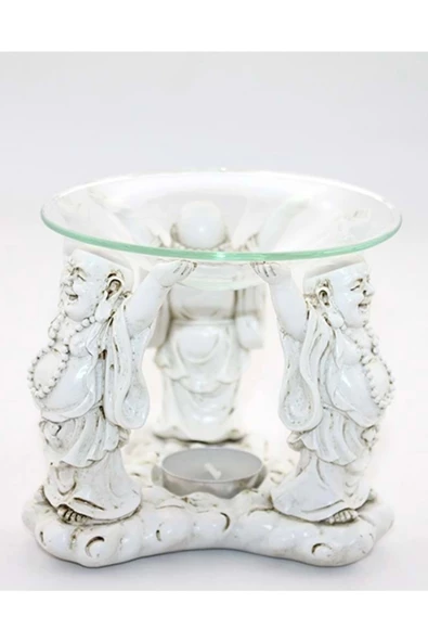 Buhardanlık Buda Budha Seramik Cam Buhurdanlık ürün görseli 1