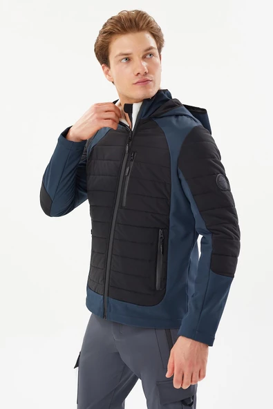 Exuma 2411137-ING Erkek Softshell Mont - Resim 5