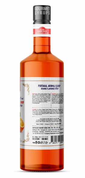 Nish Portakal Aromalı  Şurup 700 ML - P - Resim 2