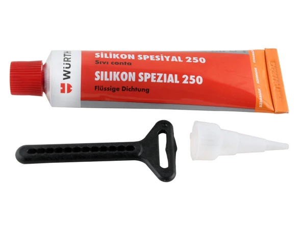 Würth Sıvı Conta Silikon Siyah 250 Dereceye Kadar Dayanıklı 70 ML ürün görseli 1