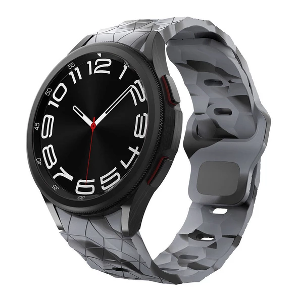 Galaxy Watch 5 Pro 45mm Zore KRD-116 20mm Futbol Desenli Spor Tasarımlı Silikon Kordon ürün görseli 1