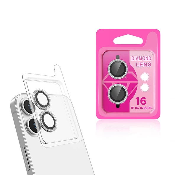 Apple iPhone 16 Plus Zore CL-06 Kamera Lens Koruyucu ürün görseli 1