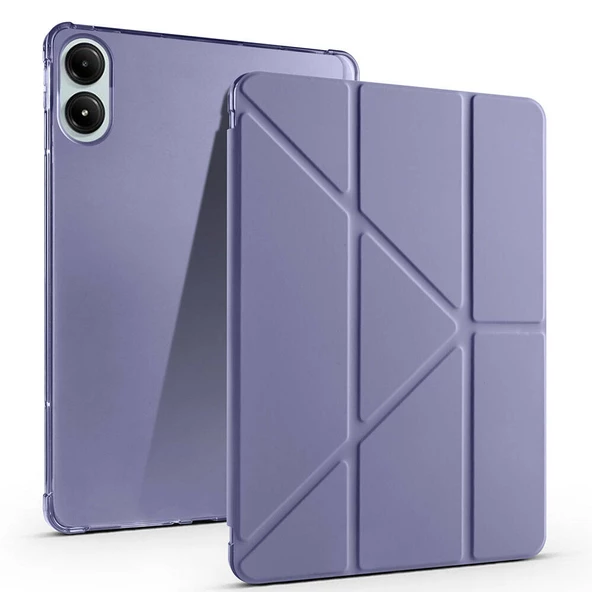 Xiaomi Poco Pad Kılıf Zore Tri Folding Kalem Bölmeli Standlı Kılıf ürün görseli 1