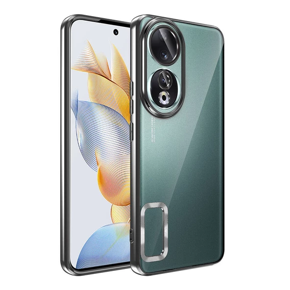 Huawei Honor 90 Kılıf Kamera Korumalı Logo Gösteren Zore Omega Kapak ürün görseli 1