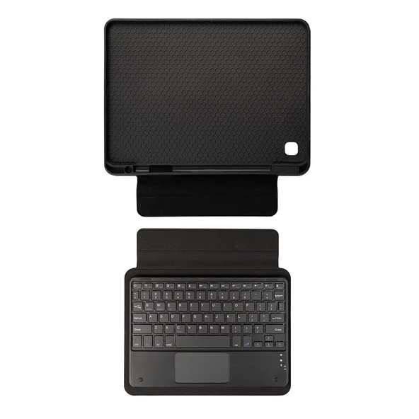 Galaxy Tab S6 Lite P610 Zore Border Keyboard Bluetooh Bağlantılı Standlı Klavyeli Tablet Kılıfı ürün görseli 1