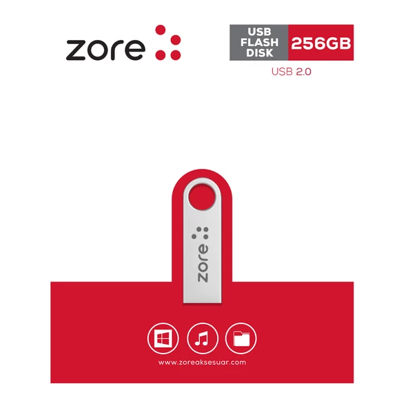 Metal Usb Flash Disk 256GB - Resim 2