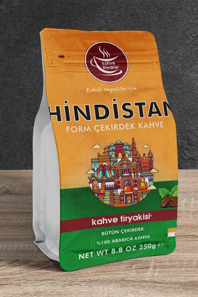 Hindistan Form Çekirdek Kahve (SİNGLE ORİGİN) 250 gr - Resim 2