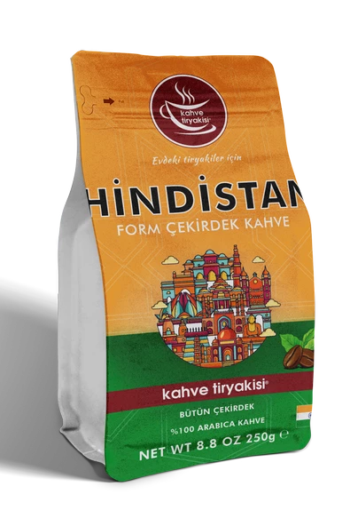 Hindistan Form Çekirdek Kahve (SİNGLE ORİGİN) 250 gr ürün görseli 1