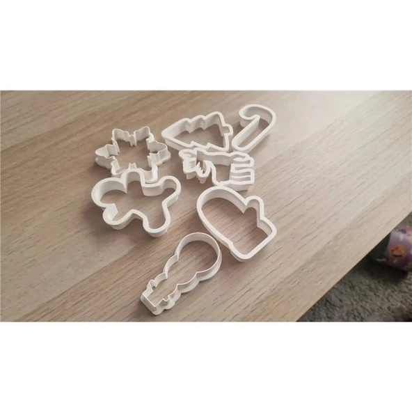 Yılbaşı Kurabiye Kalıbı 7 Parça Set - Resim 3