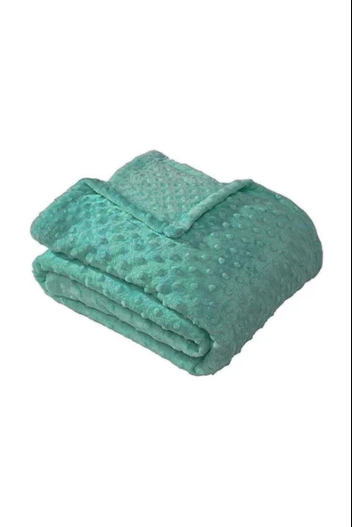 PEARLY AQUA SEA ÇİFT KİŞİLİK TOMURCUK SOFT BATTANİYE MERİNOS ürün görseli 1