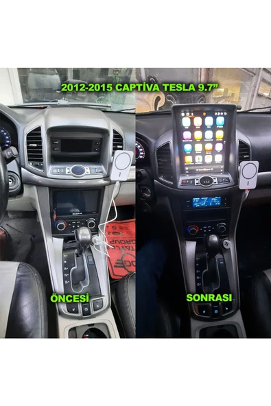 NAVMİNA Chevrolet Captiva  2012-2015 Uyumlu 9.7 İNÇ Tesla Multimedya ürün görseli 1