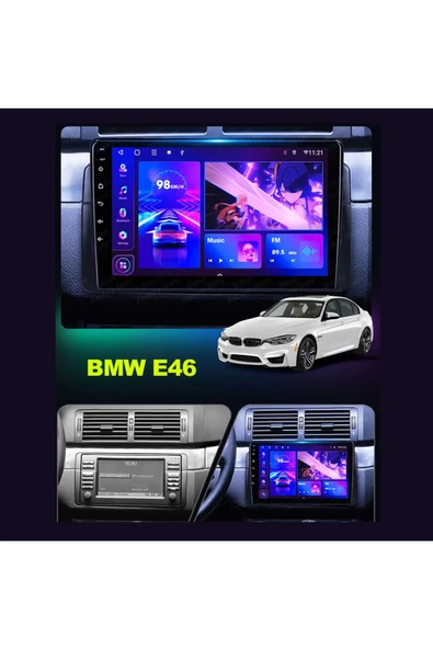 BMW E46 1998-2006 Uyumlu 9 inç Android Multimedya - Resim 5