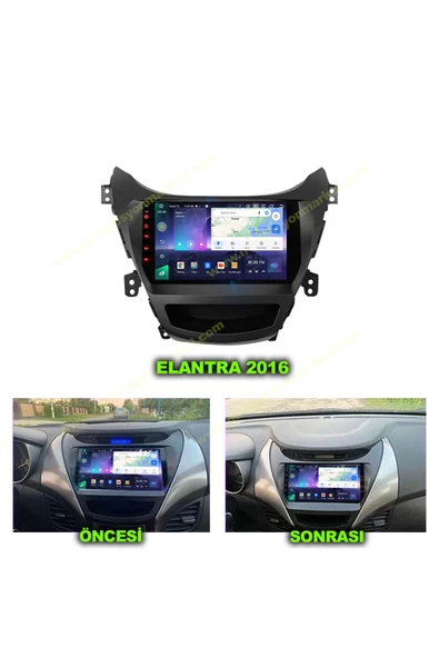 NAVMİNA Hyundai Elantra 2016 Uyumlu 9 inç 2+32 GB Multimedya ürün görseli 1