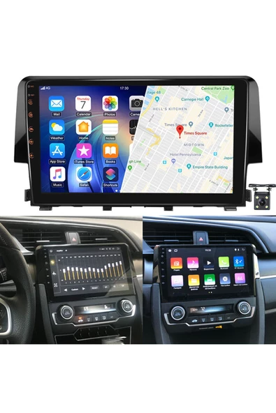 NAVMİNA Honda Civic FC5 2016-2020 Uyumlu 9 inç 2+32 GB Multimedya ürün görseli 1