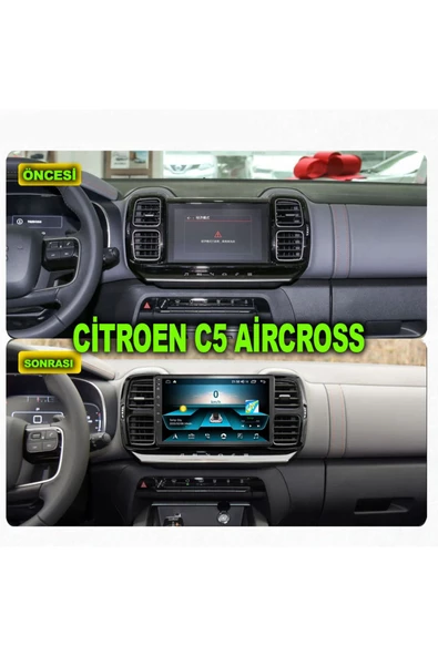 NAVMİNA Citroen C5 Aircross 2019-2024 Uyumlu 9 inç 2+32 gb Multimedya ürün görseli 1