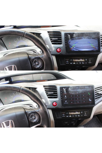 NAVMİNA Honda Civic FB7 2012-2015 Uyumlu 9 inç 2+32 GB Multimedya ürün görseli 1