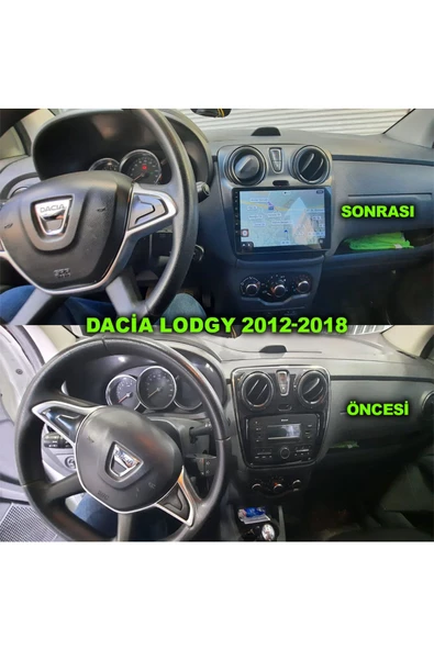 NAVMİNA Dacia Dokker Lodgy 2012-2022 Uyumlu 10 inç 2+32 gb Multimedya ürün görseli 1