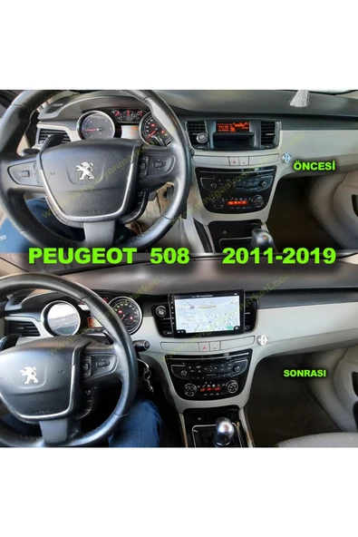 NAVMİNA PEUGEOT 508 2011-2019 UYUMLU 9 İNÇ 4-32 GB MULTİMEDYA KAMERA ürün görseli 1