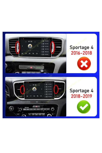 NAVMİNA KİA SPORTAGE 2019-2021 UYUMLU 9 İNÇ 4-32 GB MULTİMEDYA KAMERA ürün görseli 1