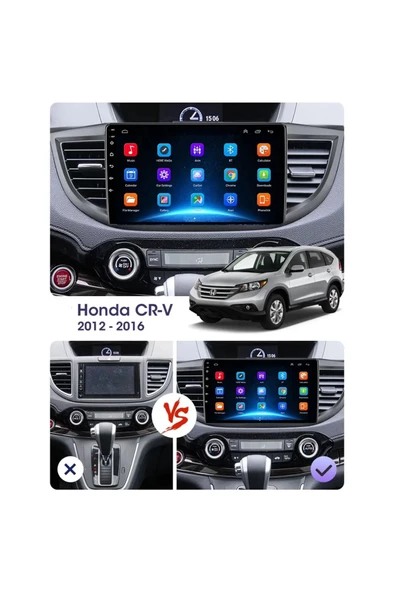 NAVMİNA Honda CRV 2013-2017 Uyumlu 10 inç 2+32 Gb Multimedya ürün görseli 1