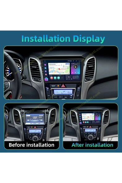 NAVMİNA Hyundai İ30 2012-2015 Uyumlu 9 inç 4-32 GB Multimedya ürün görseli 1