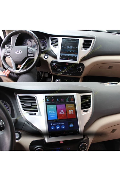 NAVMİNA Hyundai Tucson 2015-2018 Uyumlu 9.7 inç Tesla 4-64 GB Multimedya ürün görseli 1
