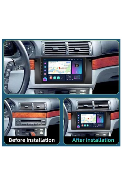 BMW E39 - E53 1996-2004 Uyumlu 9 inç Android Multimedya ürün görseli 1