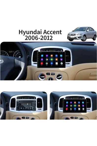NAVMİNA Hyundai Accent ERA 2006-2012 Uyumlu 9 inç 2+32 GB Multimedya ürün görseli 1