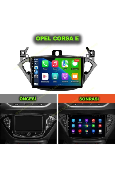 NAVMİNA OPEL CORSA E 2017-2019 UYUMLU 9 İNÇ 4-32 GB MULTİMEDYA ürün görseli 1