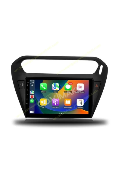 NAVMİNA CİTRROEN C-ELYSEE / PEUGEOT 301 UYUMLU SİYAH 9 İNÇ 4-32 GB MULTİMEDYA ürün görseli 1