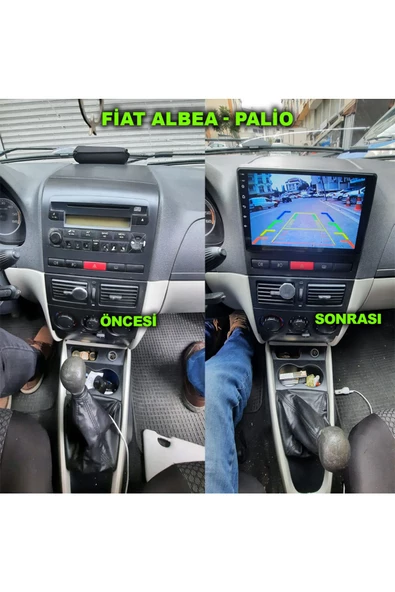 NAVMİNA Fiat Albea Palio 2006-2012 Uyumlu 9 inç 2+32 GB Multimedya ürün görseli 1